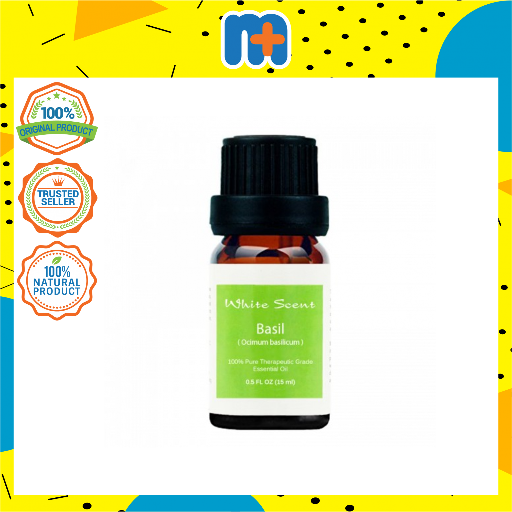 [MPLUS] WHITE SCENT BASIL 5ML ESSENTIAL OIL